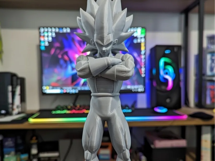 3Dプリント ベジータ超本能3全力 ドラゴンボール3Dモデル - 無料3D