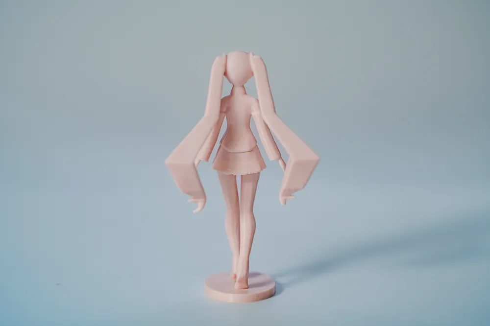 Hatsune Miku Low Poly - Free 3D Print Model - MakerWorld