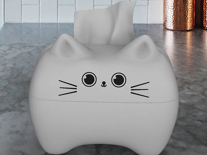 猫猫抽纸盒
