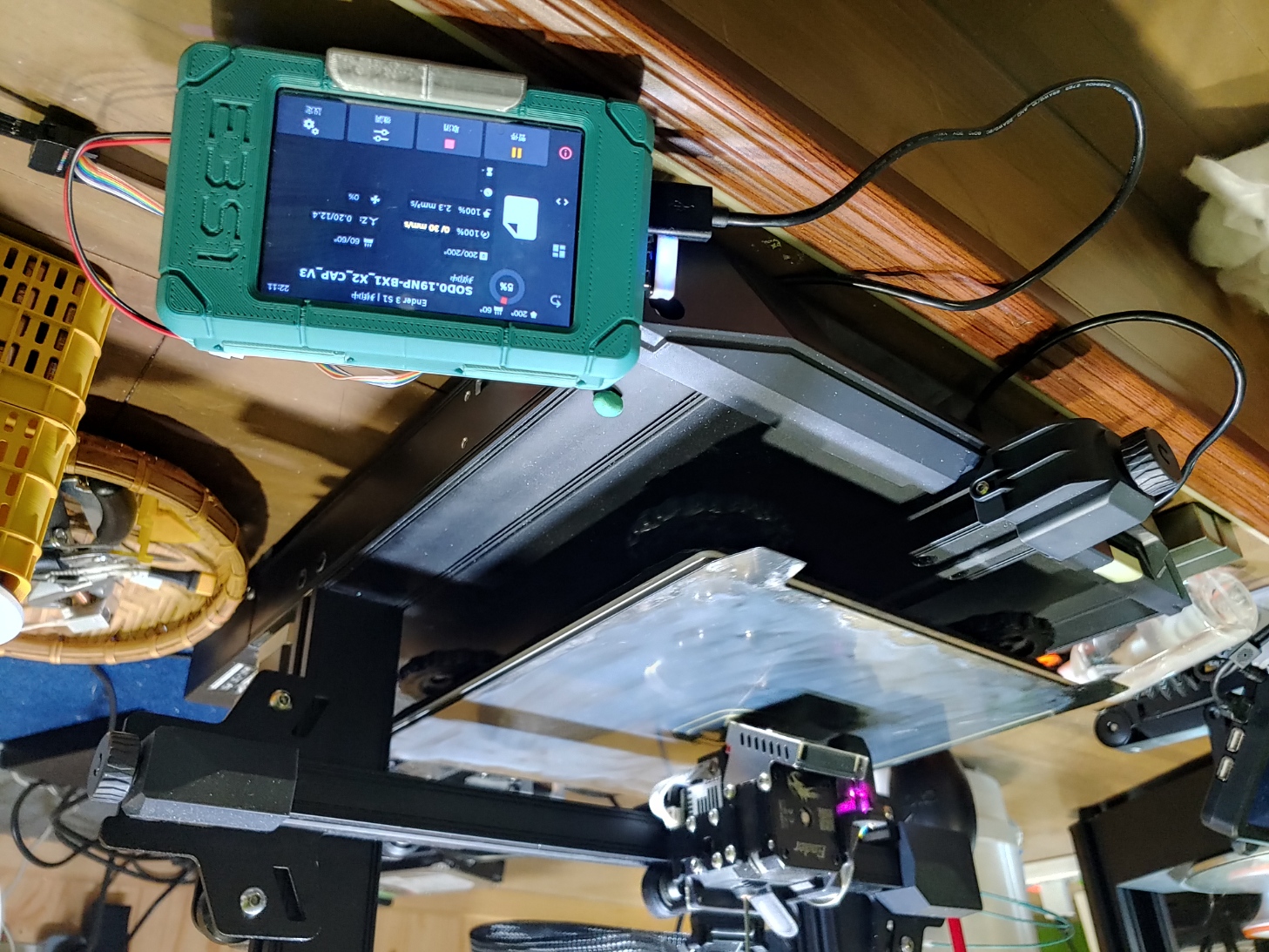 G.D MKS Pi KlipperScreen Case and Stand for Ender3 V2, S1, SV06...etc