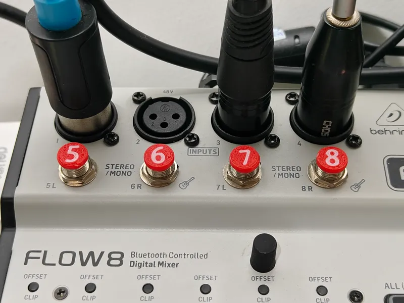 6.5音频插孔防尘帽，防尘盖 flow8