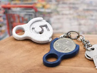 Shopping cart coin (5 Shekels)