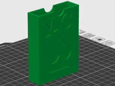Card holder 90x65x17.5mm