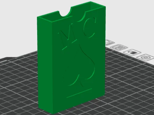 Card holder 90x65x17.5mm