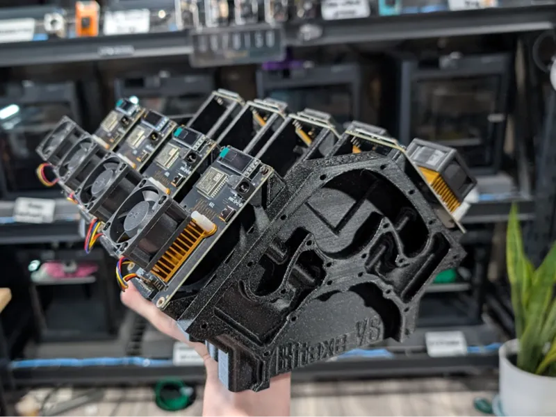 Bitaxe V8 Engine Block - Beta v1