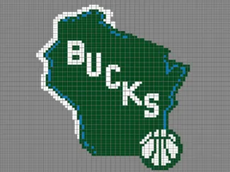 Milwaukee Bucks Pixel Puzzle Maker