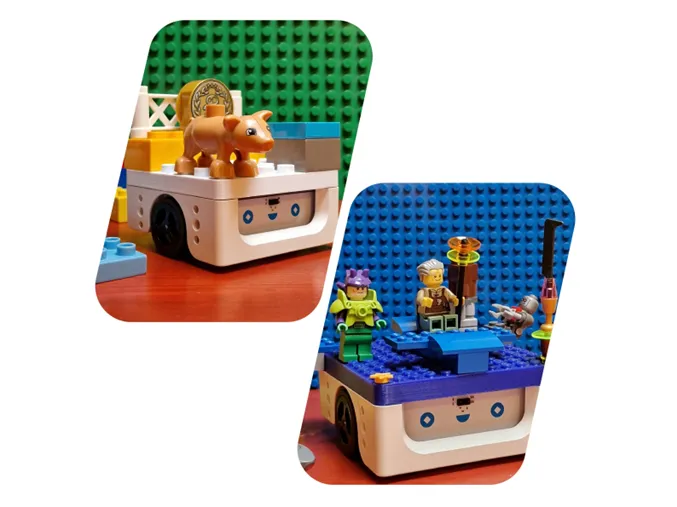 Arduino Alvik top baseplate (LEG0/DUPLO versions)