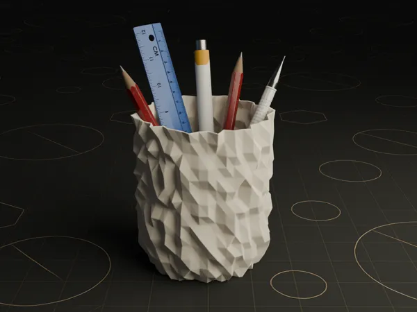 Pot à crayons funky