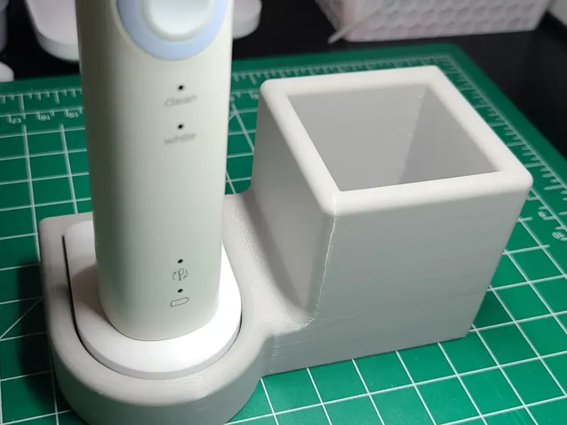 Sonicare & Toothpaste Organizer - Two Brushes