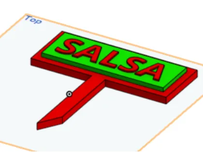 Salasa plant lable