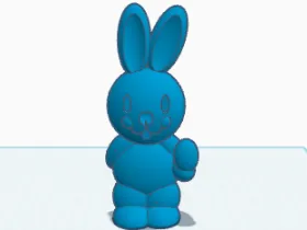 Bunny Holding Egg