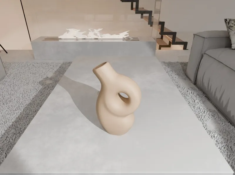Minimalist Organic Abstract Vase Modern Home Décor