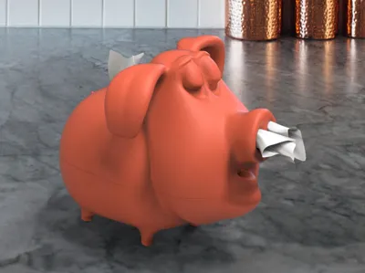 Piggy Tissue Box