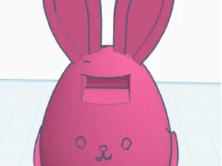 Easter bunny with charging port