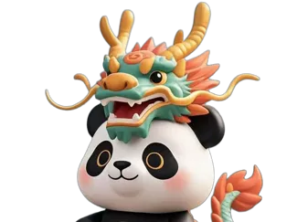 Chinese Zodiac Dragon Panda
