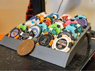 Foldable Challenge Coin Rack