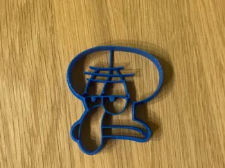 Squidward Cookie Cutter