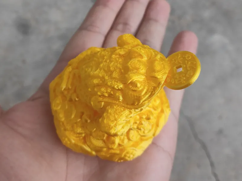 金蟾蜍 招财暴富 掌心涨薪