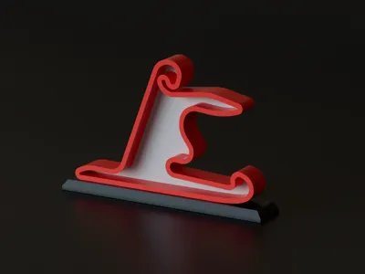 F1 Chinese Grand Prix Track Model