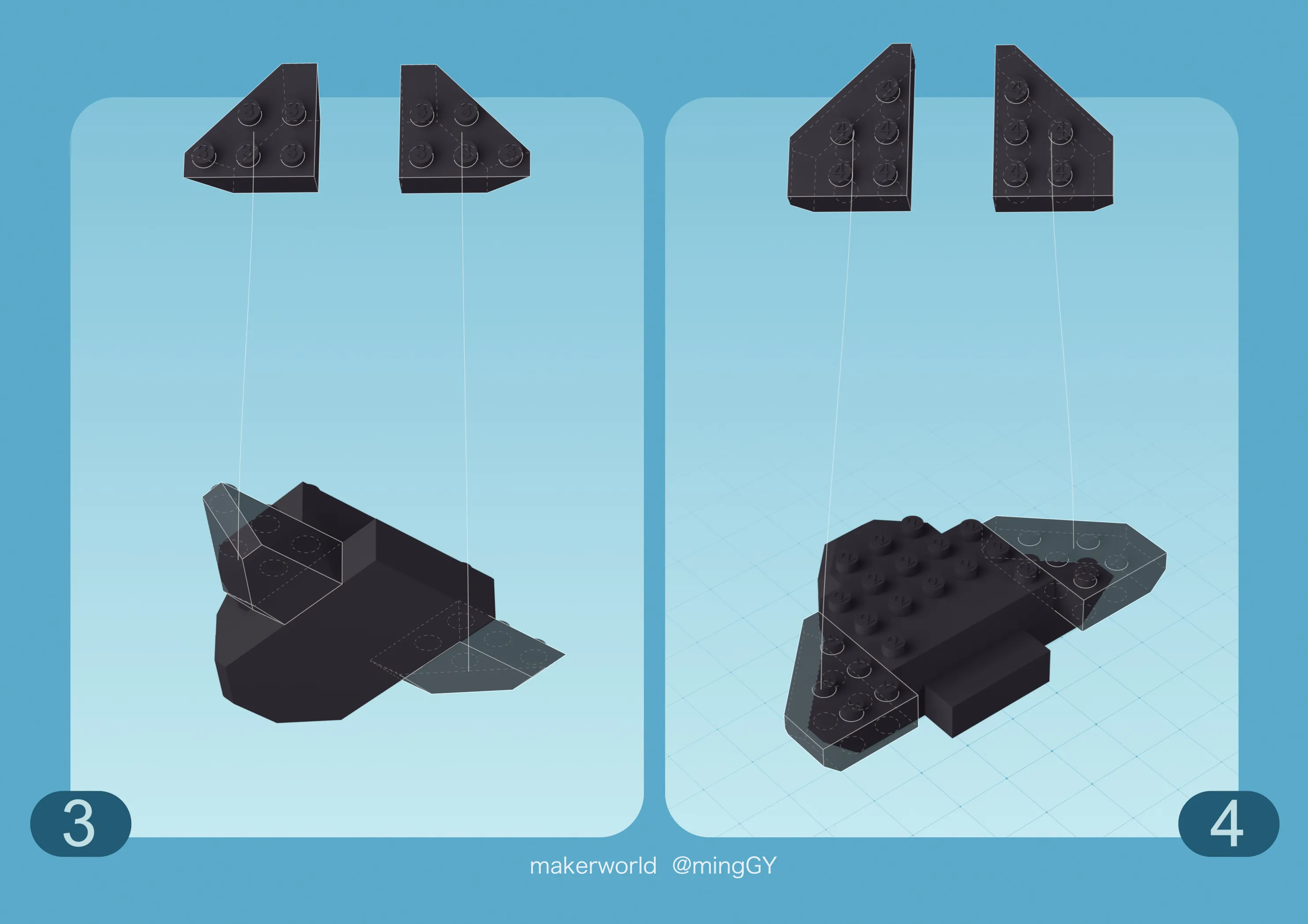 Panda Building Blocks - Free 3D Print Model - MakerWorld