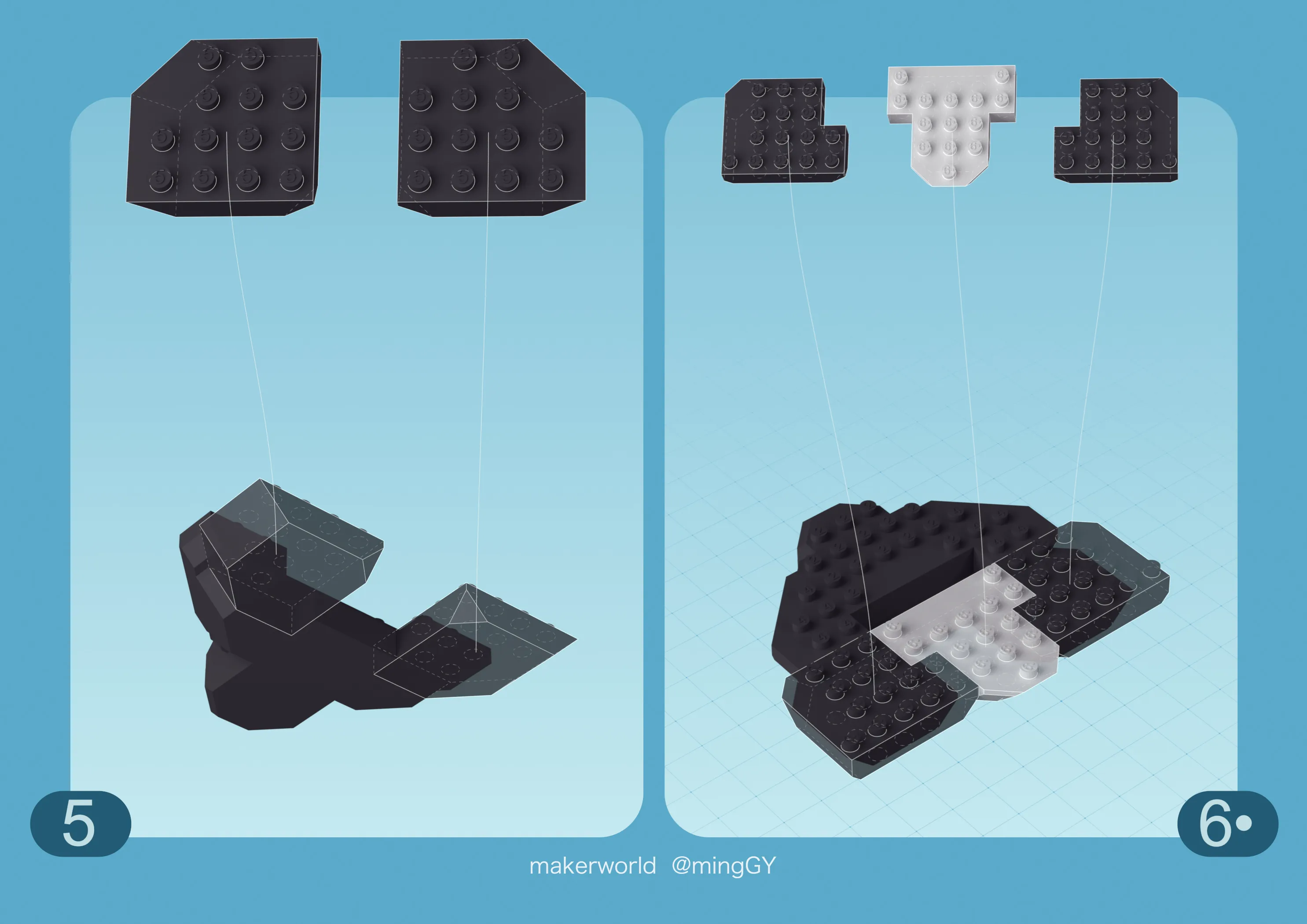 Panda Building Blocks - Free 3D Print Model - MakerWorld