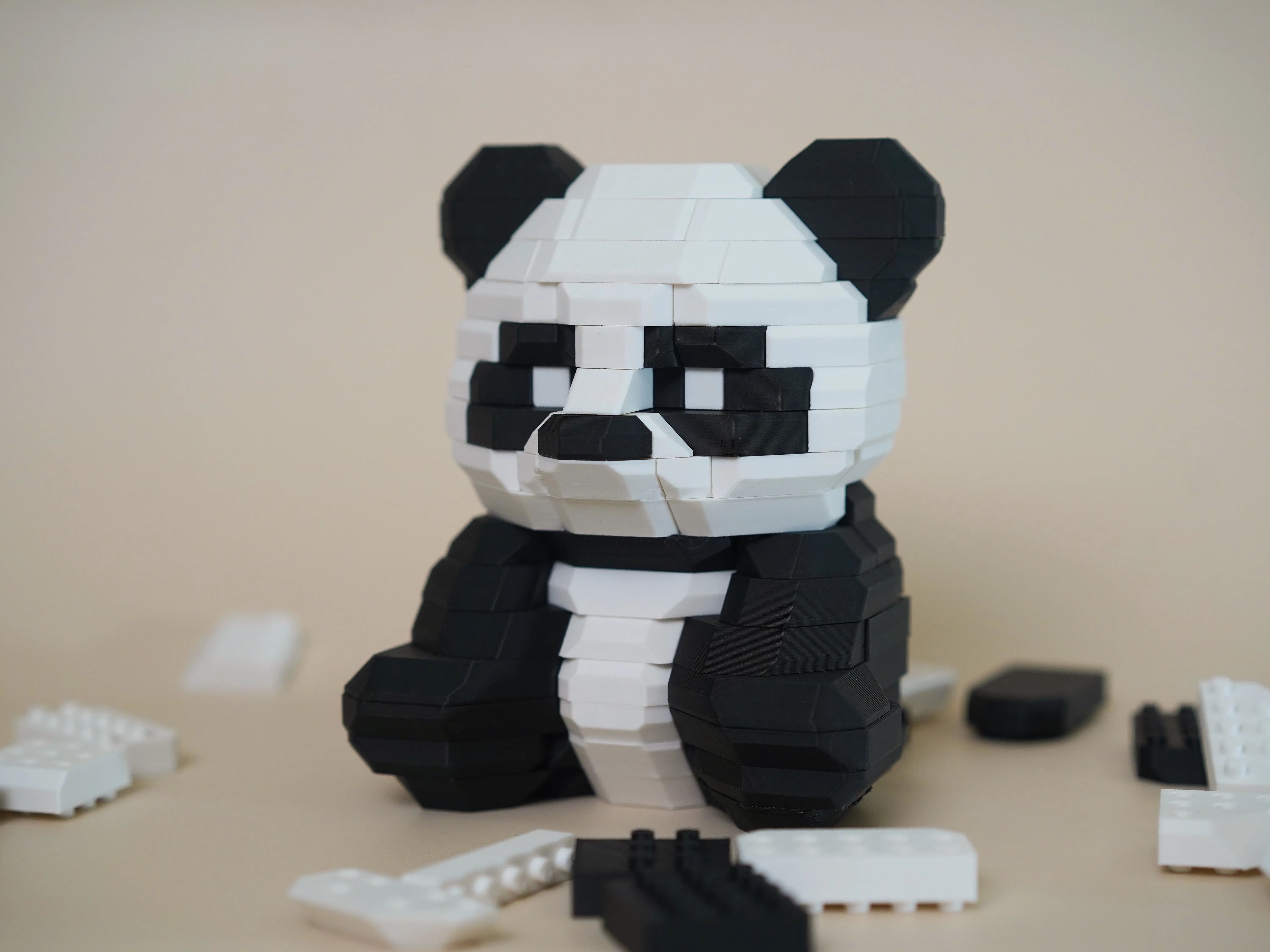 Panda Building Blocks - Free 3D Print Model - MakerWorld