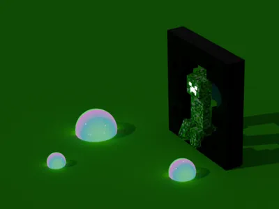 Creeper 3D art