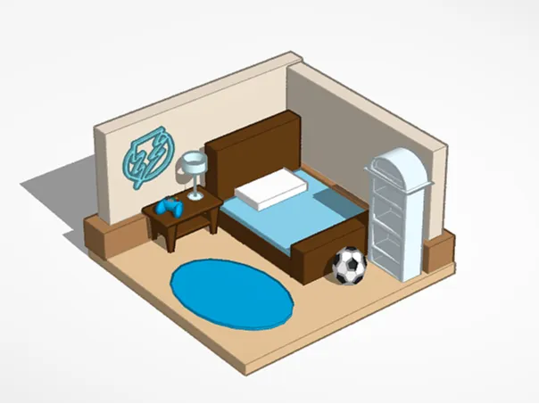 Blue Boys Doll Room :)