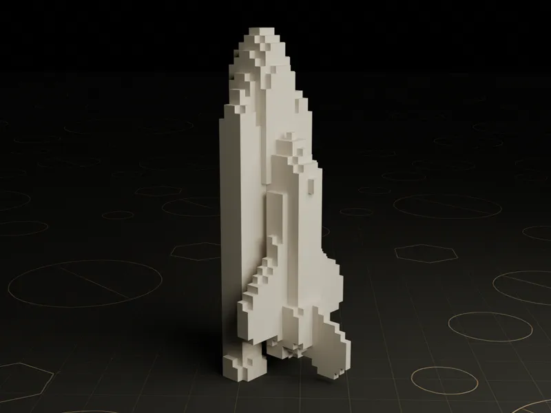 Pixelized Space Shuttle