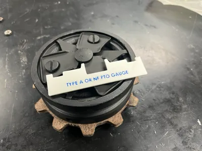 Type A PTO gauge for cub cadet