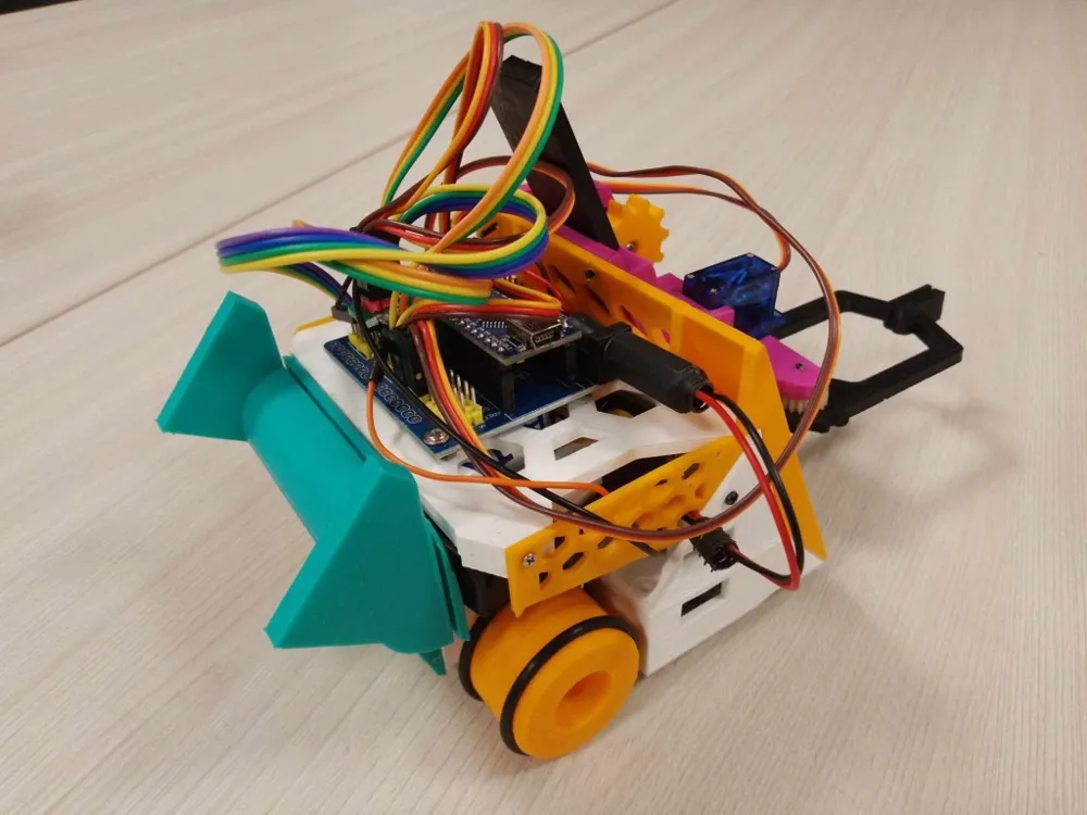 FSWbot Arduino robot with claws and sensors by FSWBots MakerWorld ...