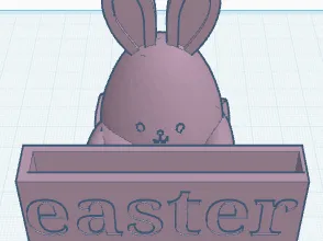 bunny with phone holder and charging slot
