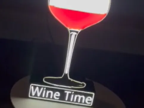 Wine Time Light Box