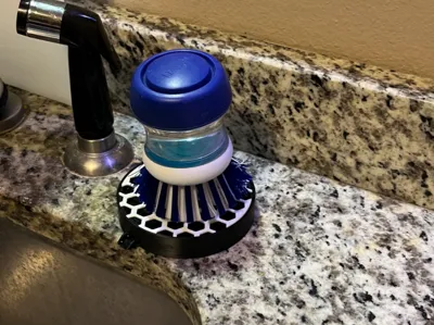 Kitchen Scrub Brush Holder and Dryer