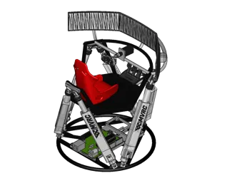 MVRC 6DOF Motion Simulator 1/10 Scale Functional
