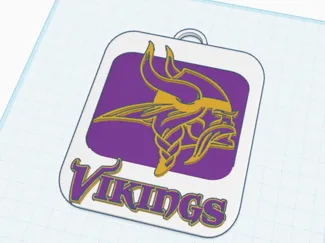 Minnesota Vikings Keychain