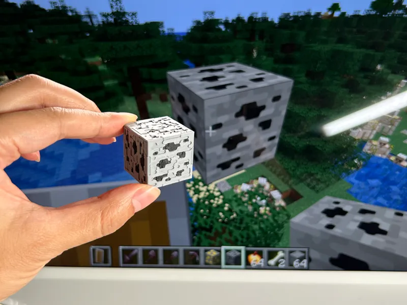 我的世界 Minecraft 煤矿石方块，无竹屎，简易安装