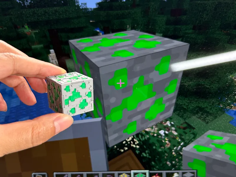 我的世界 Minecraft 绿宝石矿石方块，无竹屎，简易安装