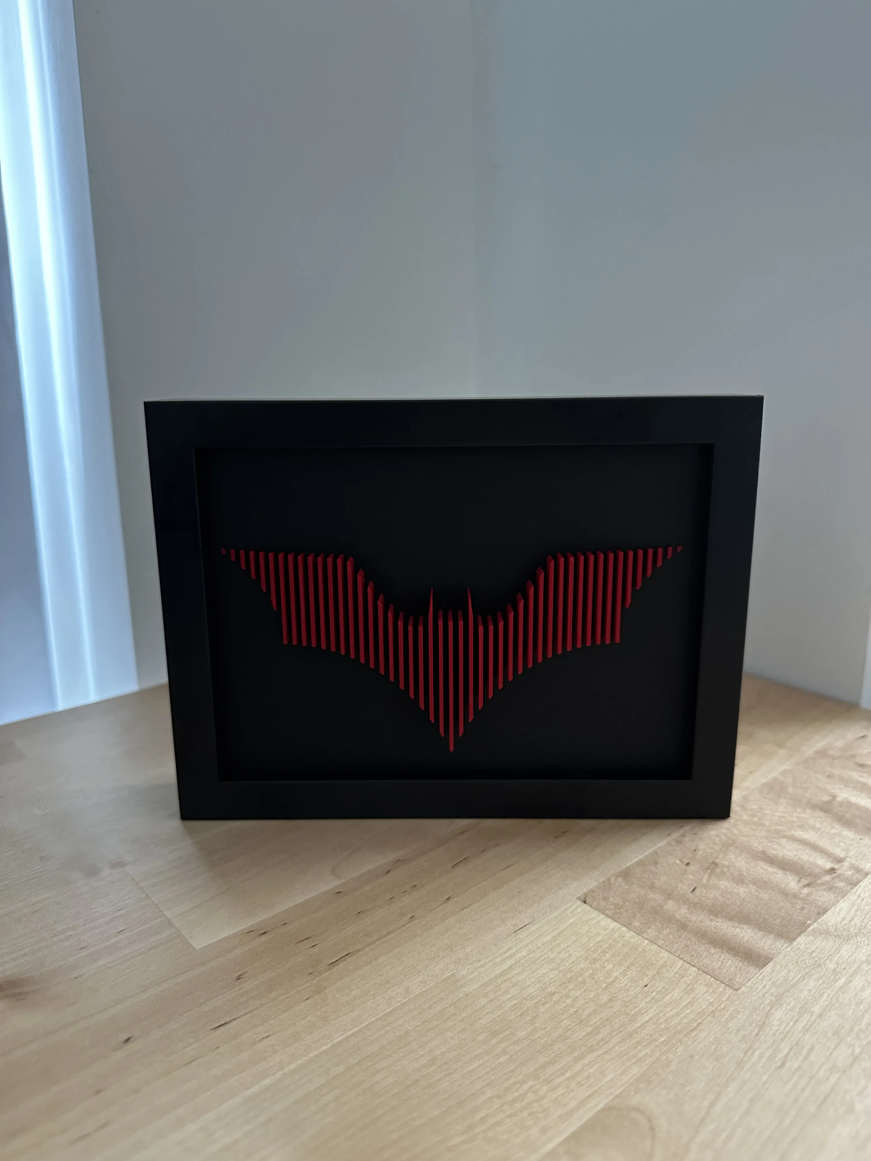 Square Frame Batman Batman logo layered - frame - Free 3D Print Model - MakerWorld