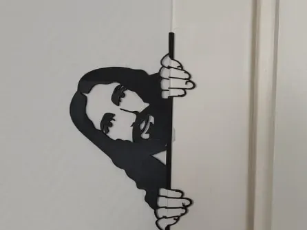 Jesus Peekaboo - I saw that - Door Decor
