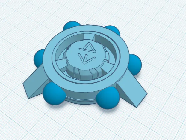 Custom Beyblade X Top.v3