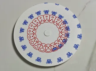 转盘画