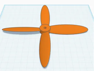 4 Bladed Propeller