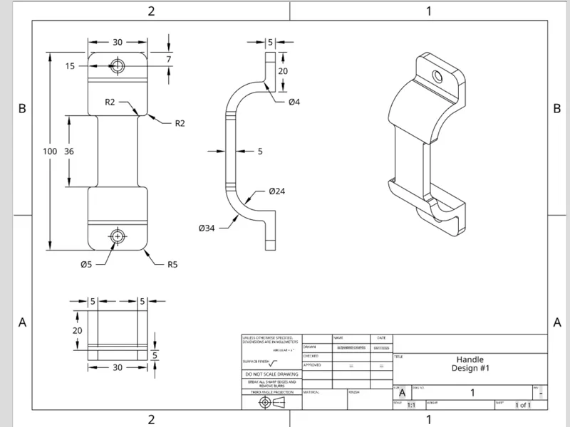 Handle Design 1