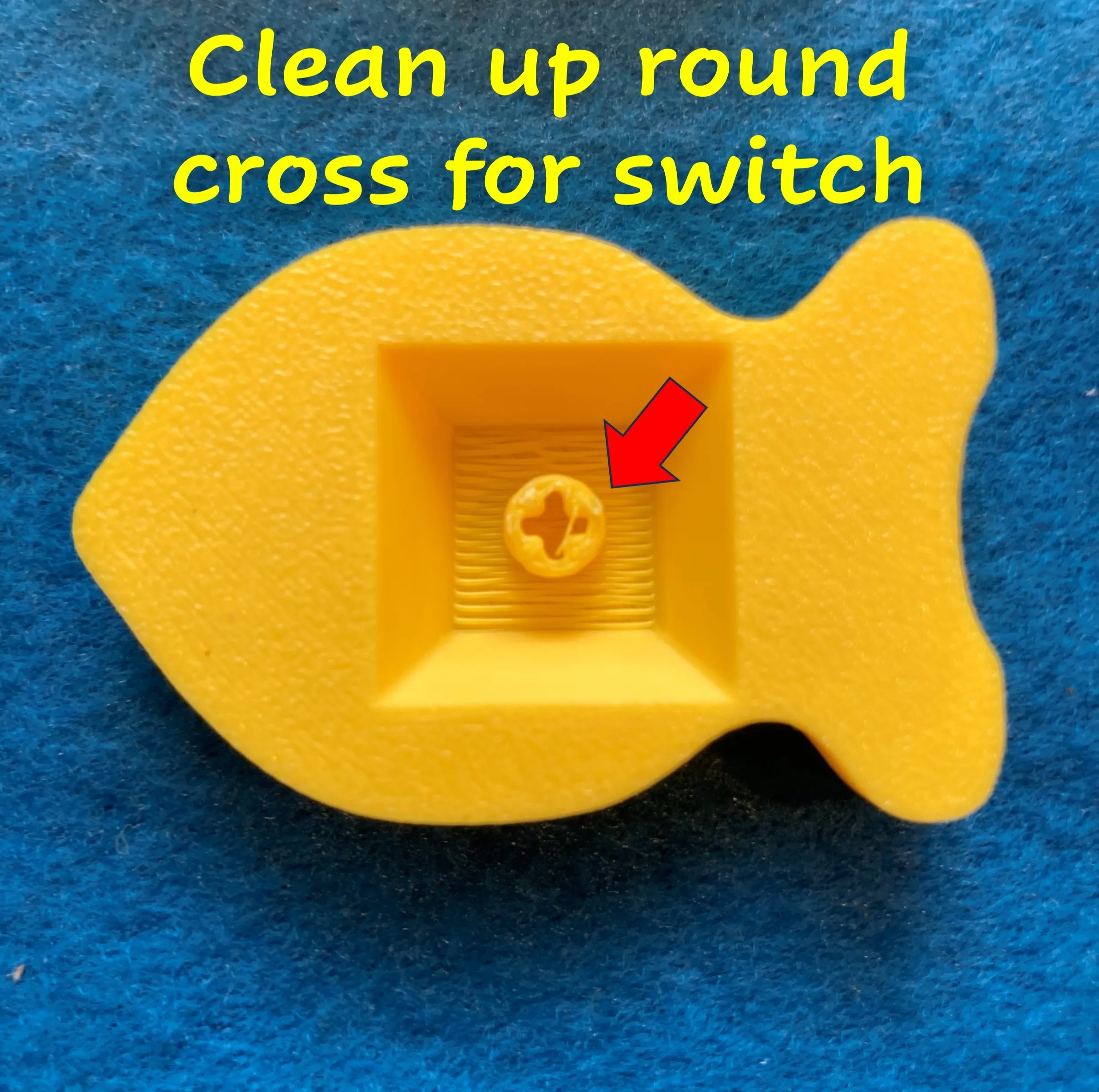 Fish Clicker Fidget Goldfish Cracker Fidget Clicker (Uses MX Switch) by SpacedOut ...