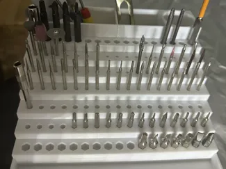 电磨电钻电动螺丝刀打磨头钻头批头收纳3mm6.35mm