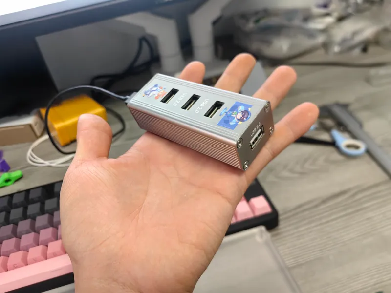嘉立创平台开源USB2.0拓展坞外壳