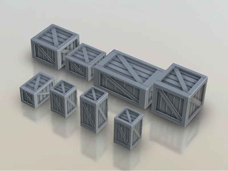 28mm Wargame Crates