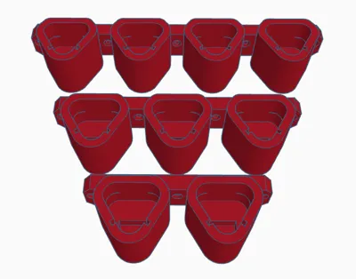M12 angled battery holder