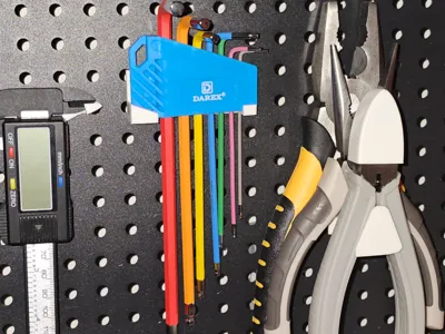 darex hex key wrench pegboard holder